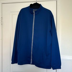 Long sleeve XXL blue pebble beach jacket. Brand new. Bought at pebble beach.